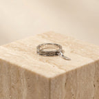 Elegant Silver-Tone Statement Rings for Women