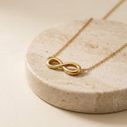 Gold Infinity Symbol Pendant Necklace