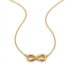 Gold Infinity Symbol Pendant Necklace