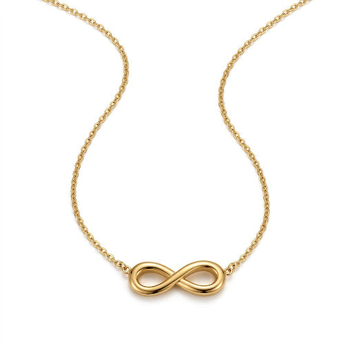 Gold Infinity Symbol Pendant Necklace