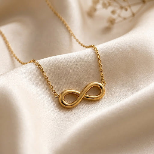 Gold Infinity Symbol Pendant Necklace