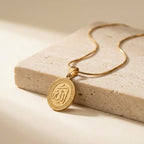 Gold Allah Pendant Necklace